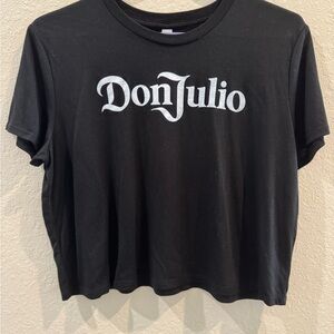 Black Don Julio Women's Crop Top